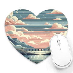 Artwork Painting Sculpture Nature Heart Mousepad by Salmanaz77