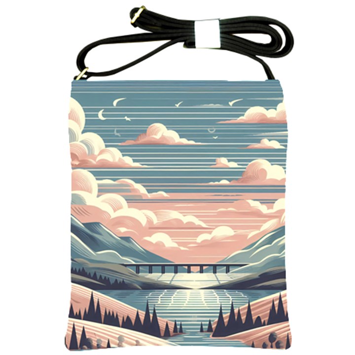 Artwork Painting Sculpture Nature Shoulder Sling Bag