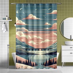 Artwork Painting Sculpture Nature Shower Curtain 48  X 72  (small) 