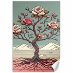 Roses Flowers Bloom Nature Blossom Canvas 24  x 36  23.35 x34.74  Canvas - 1