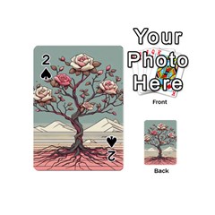 Roses Flowers Bloom Nature Blossom Playing Cards 54 Designs (mini) by Salmanaz77