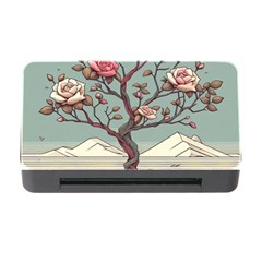 Roses Flowers Bloom Nature Blossom Memory Card Reader With Cf