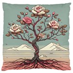 Roses Flowers Bloom Nature Blossom Large Cushion Case (Two Sides) Front