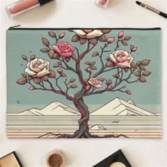 Roses Flowers Bloom Nature Blossom Cosmetic Bag (xxxl)