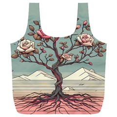 Roses Flowers Bloom Nature Blossom Full Print Recycle Bag (xxxl)