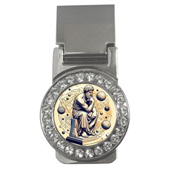 Thinker Sculpture Design Geometric Money Clips (cz) 