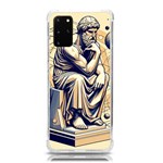 Thinker Sculpture Design Geometric Samsung Galaxy S20 Plus 6.7 Inch TPU UV Case Front