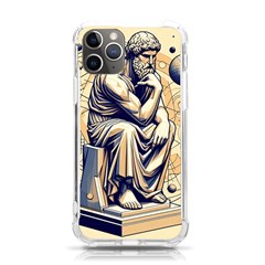 Thinker Sculpture Design Geometric Iphone 11 Pro 5 8 Inch Tpu Uv Print Case by Salmanaz77