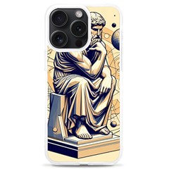 Thinker Sculpture Design Geometric Iphone 15 Pro Max Tpu Uv Print Case by Salmanaz77