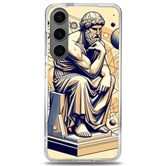 Thinker Sculpture Design Geometric Samsung Galaxy S24 6 2 Inch Tpu Uv Case