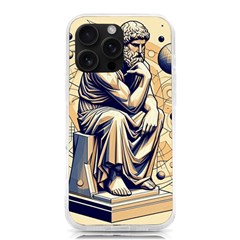 Thinker Sculpture Design Geometric Iphone 16 Pro Max Tpu Uv Print Case by Salmanaz77