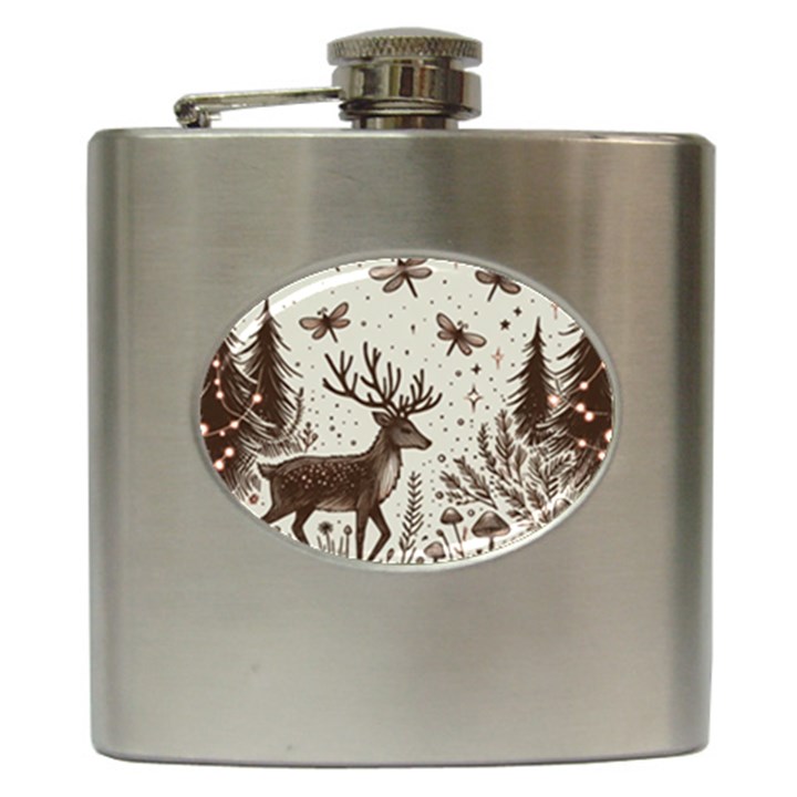 Artwork Graffiti Painting Creative Hip Flask (6 oz)