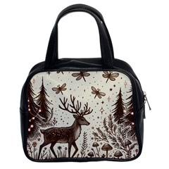 Artwork Graffiti Painting Creative Classic Handbag (two Sides)