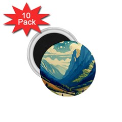 Mountains Nature Forest Landscape 1 75  Magnets (10 Pack)  by Salmanaz77