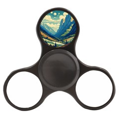 Mountains Nature Forest Landscape Finger Spinner