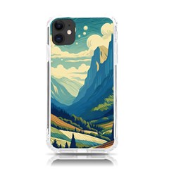 Mountains Nature Forest Landscape Iphone 11 Tpu Uv Print Case by Salmanaz77