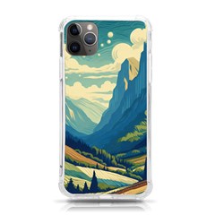 Mountains Nature Forest Landscape Iphone 11 Pro Max 6 5 Inch Tpu Uv Print Case by Salmanaz77