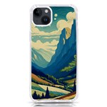 Mountains Nature Forest Landscape iPhone 14 Plus TPU UV Print Case Front