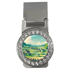 Countryside Meadow Rural Bloom Money Clips (cz)  by Salmanaz77