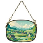 Countryside Meadow Rural Bloom Chain Purse (One Side) Front