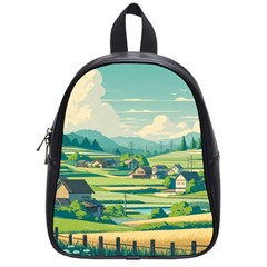 Countryside Meadow Rural Bloom School Bag (small)