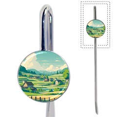 Countryside Meadow Rural Bloom Book Mark by Salmanaz77