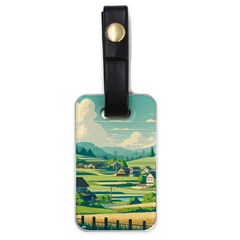 Countryside Meadow Rural Bloom Luggage Tag (one Side)