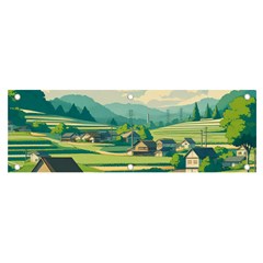 Countryside Meadow Rural Bloom Banner And Sign 6  X 2  by Salmanaz77