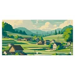 Countryside Meadow Rural Bloom Banner And Sign 6  X 3  by Salmanaz77