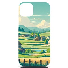 Countryside Meadow Rural Bloom Iphone 14 Plus Black Uv Print Pc Hardshell Case