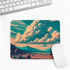 Mountains Countryside Agriculture Small Mousepad