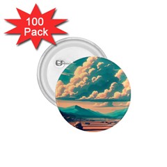 Mountains Countryside Agriculture 1 75  Buttons (100 Pack) 