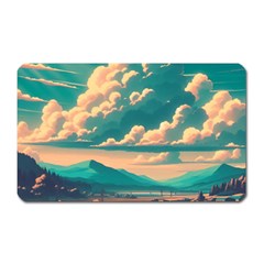 Mountains Countryside Agriculture Magnet (rectangular) by Salmanaz77