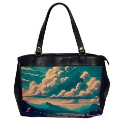 Mountains Countryside Agriculture Oversize Office Handbag