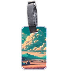 Mountains Countryside Agriculture Luggage Tag (two Sides)