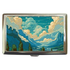 Mountains Rural Countryside Sky Cigarette Money Case