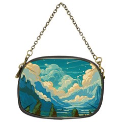 Mountains Rural Countryside Sky Chain Purse (one Side) by Salmanaz77