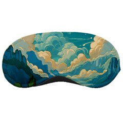 Mountains Rural Countryside Sky Sleep Mask