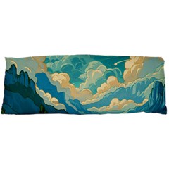 Mountains Rural Countryside Sky 15 x40  Body Pillow Case Dakimakura (two Sides) by Salmanaz77