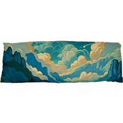 Mountains Rural Countryside Sky 25 x71  Body Pillow Case Dakimakura (two Sides) by Salmanaz77