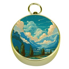 Mountains Rural Countryside Sky Gold Compasses