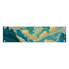 Mountains Rural Countryside Sky Banner And Sign 4  X 1 