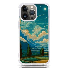 Mountains Rural Countryside Sky Iphone 13 Pro Tpu Uv Print Case by Salmanaz77