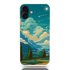 Mountains Rural Countryside Sky Iphone 16 Plus Tpu Uv Print Case by Salmanaz77