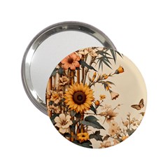 Sunflower Flowers Nature Trees 2 25  Handbag Mirrors by Salmanaz77