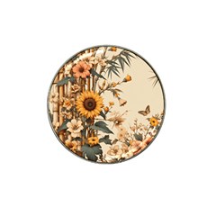 Sunflower Flowers Nature Trees Hat Clip Ball Marker (4 Pack)