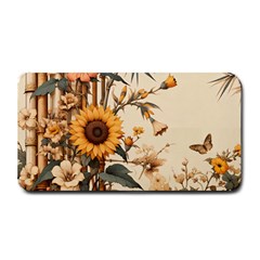 Sunflower Flowers Nature Trees Medium Bar Mat