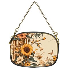 Sunflower Flowers Nature Trees Chain Purse (one Side) by Salmanaz77