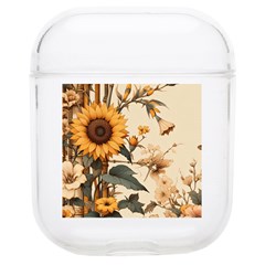 Sunflower Flowers Nature Trees Soft Tpu Airpods 1/2 Case by Salmanaz77