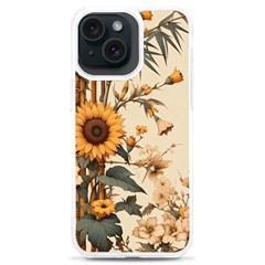 Sunflower Flowers Nature Trees Iphone 15 Plus Tpu Uv Print Case by Salmanaz77